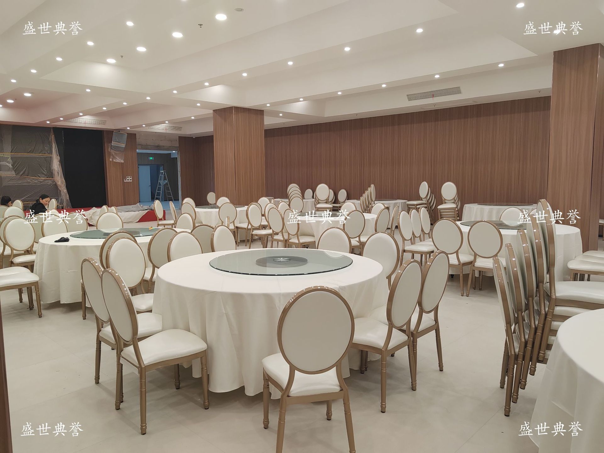 宁波厂家直销餐饮布草酒店宴会厅台布餐厅婚宴纯色桌布家宴圆桌布详情22