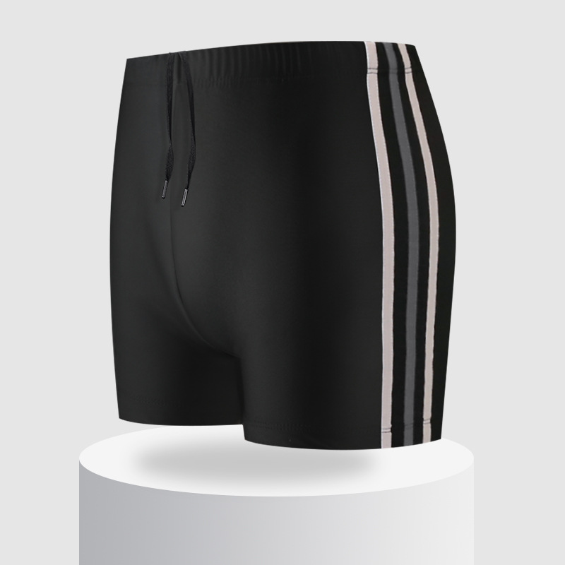 Bañador de natación de los hombres de la moda anti-vergüenza color a juego boxeador playa traje de baño playa de aguas termales pantalones cortos de natación ventas directas de la fábrica