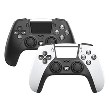 PS4私模手柄 PS5外觀帶六軸陀螺儀雙震動 PS4無線藍牙游戲手柄
