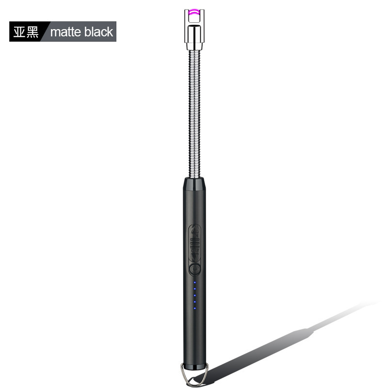 Fabricantes al por mayor Arco Tipo-c Cargador Encendedor Estufa de gas Encendido Agarre Exalargue Cocina Encendedor Transfronterizo Chong