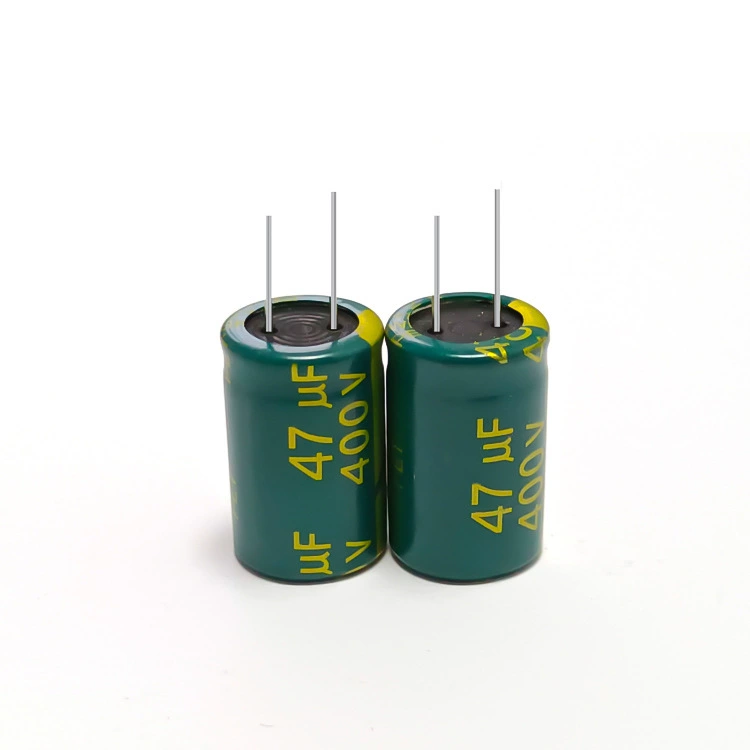 Аллюминиевый электролитический конденсатор 400V 47µF высокого напряжения 16x25 долгий срок службы стандартный размер
