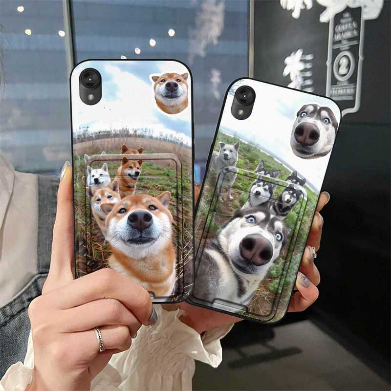 Suitable for Moto Mobile Phone Case Card Holder, Fun Change, Cute Pet Couple, Photo, Cute Id Card, Cat, Full Edge Suitable for Moto Mobile Phone Case Card Holder, Fun Change, Cute Pet Couple, Photo, Cute Id Card, Cat, Full Edge