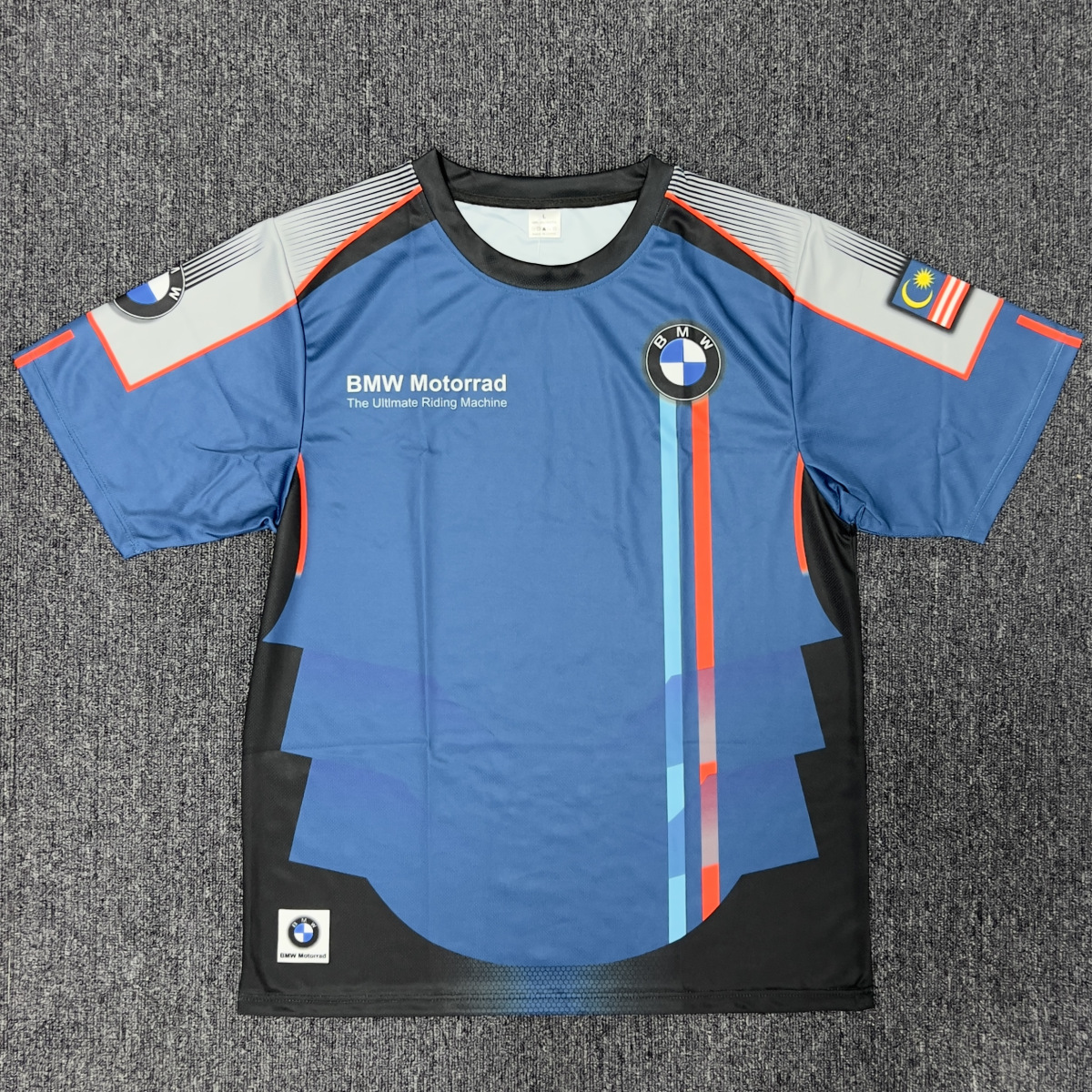 European and American original single moto racing T-shirt motorcycle riding short sleeve quick-drying clothes track overalls knight cultural shirt