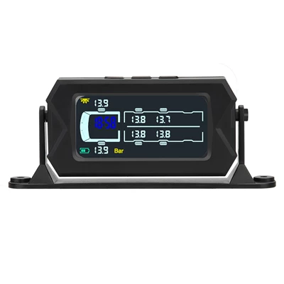 Tire pressure monitoring system, Monitor 6-14 Wireless Solar-Powered