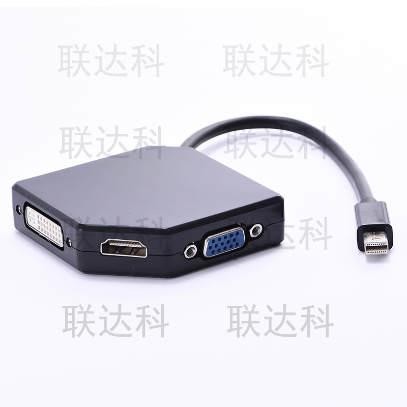 mini DP转换线 mini DP转DVI/HDMI/VGA 转换器 转接线 HDMI转换