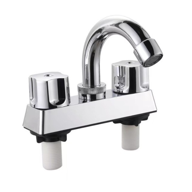 Factory direct new plastic hot and cold mixed faucet face plate face plate faucet wholesale