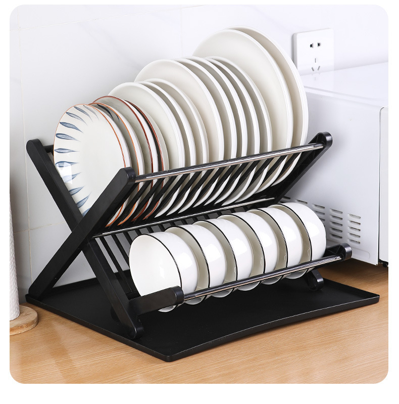 Folding Draining Bowl Rack