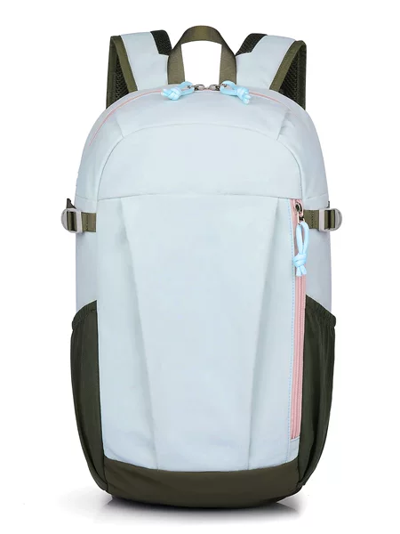 Customized backpack, sports hiking bag, unisex casual student lightweight daily outdoor travel bag, color-blocking backpack