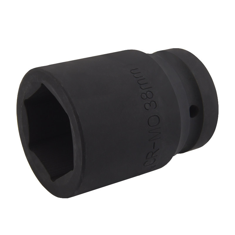 1 pulgada pesada neumática hexagonal manguito cabeza de cañón de aire 80mm de largo llave eléctrica manguito cabeza neumático herramienta especial