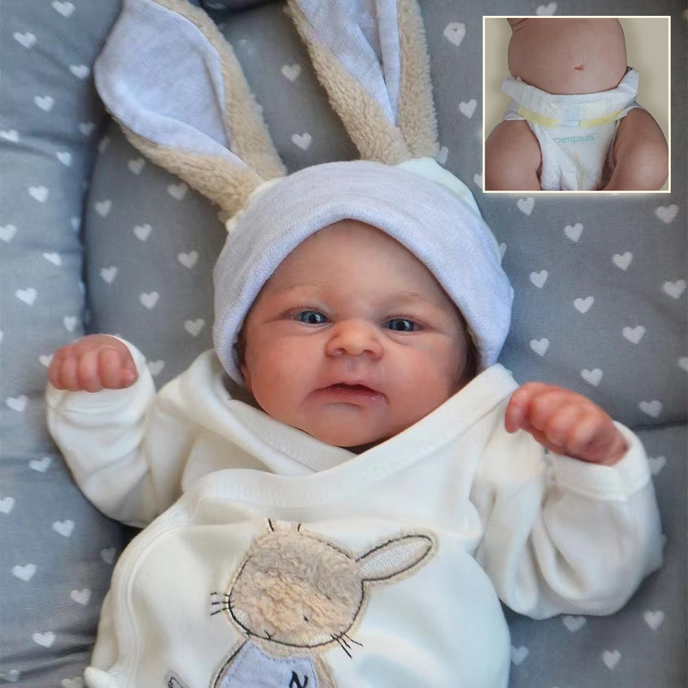49cm simulación bebé reborn muñeca transfronteriza e-commerce suministro entrega de una sola pieza Amazon