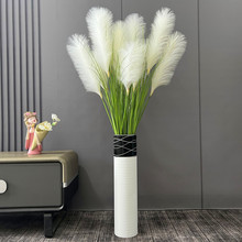 大花穗仿真芦苇干花客厅高档摆件装饰电视柜玄关摆设落地瓶假花草