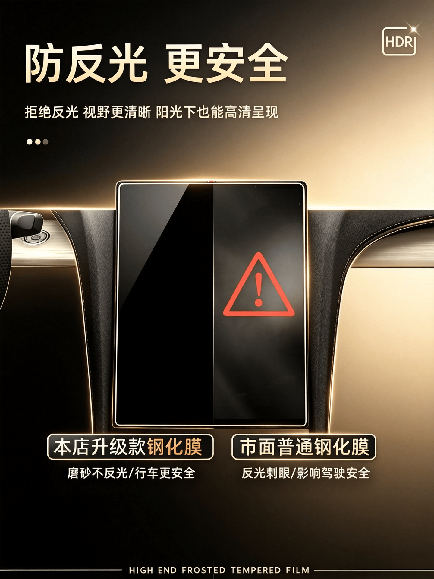 26 models of Volvo S60, S90, XC60, XC90 center console screen high-definition tempered film, eye protection, scratch-resistant, high-definition screen protector