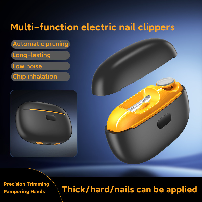 Factory Direct Sales Electric Nail Clippers, Nail Polishing Machine, Children's Anti-Pinch Nail Clippers, Multi-Functional Nail Grinder Customization