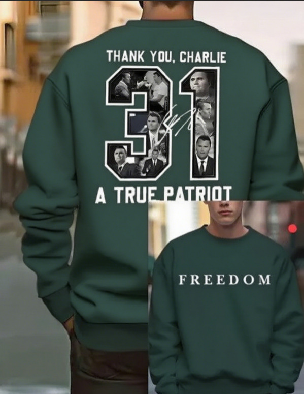 【跨境欧码】[Made in USA] Freedom Charlie Kirk Sweatshirt|undefined