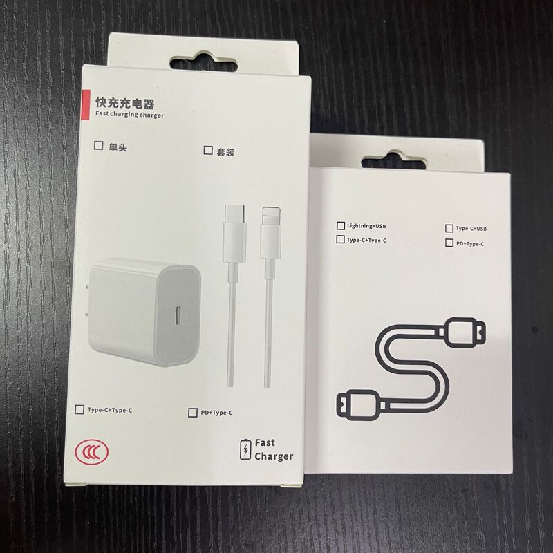 In-Stock 3C Digital Packaging Charging Head Fast Charging Cable USB Apple Android Type-C Data Cable Mobile Phone Packaging Box In-Stock 3C Digital Packaging Charging Head Fast Charging Cable USB Apple Android Type-C Data Cable Mobile Phone Packaging Box