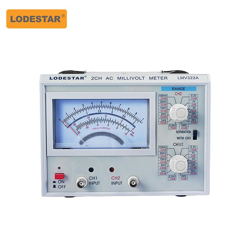 LODESTAR乐达LGA101A单针\双针毫伏表信号节能低频信号源LMV322A