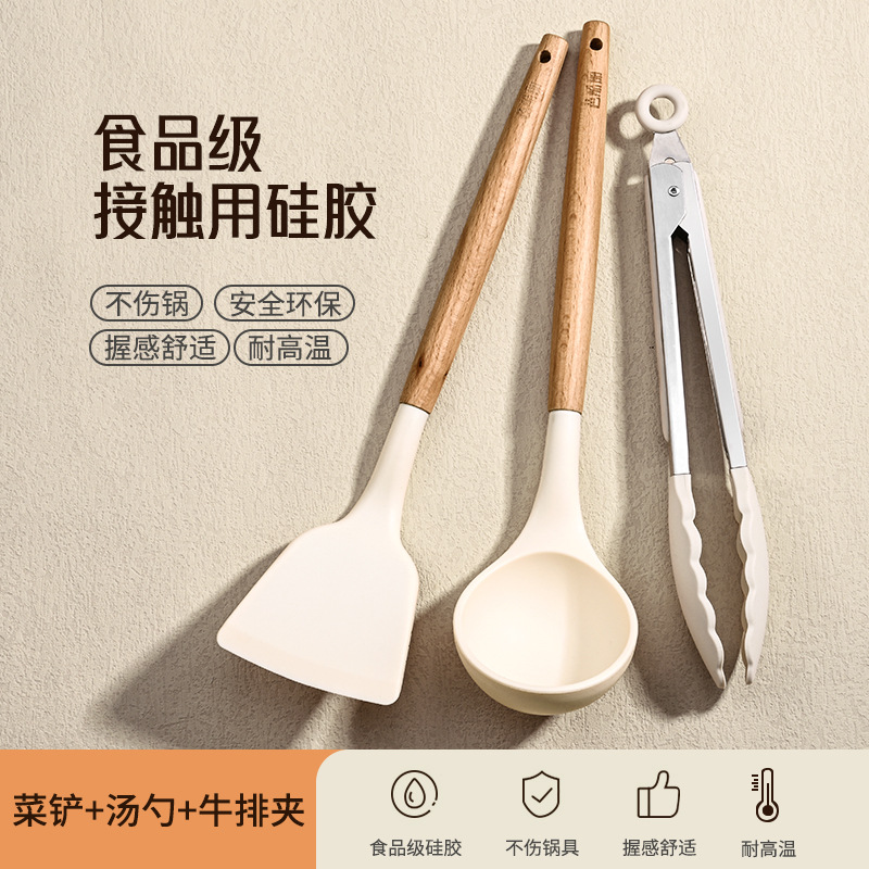 Fábrica de alimentos suplementarios para bebés venta directa no pegajosos caseros cucharas de verduras cucharas de alimentos para el cabello cucharas regalos de madera no