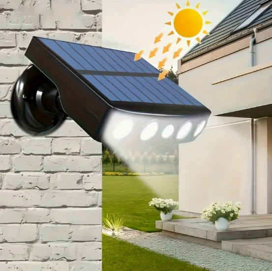 Солнечные светильники с датчиком движения, солнечные фонари для двора, газона, сада и настенные светильники