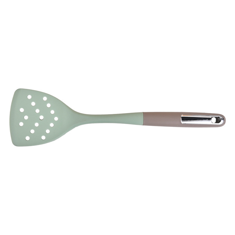 Nuevo estilo europeo antiadherente panela de cocina de dos colores, panela de cocina especial, pala de cocina doméstica, set de utensilios de cocina de cocina de cocina