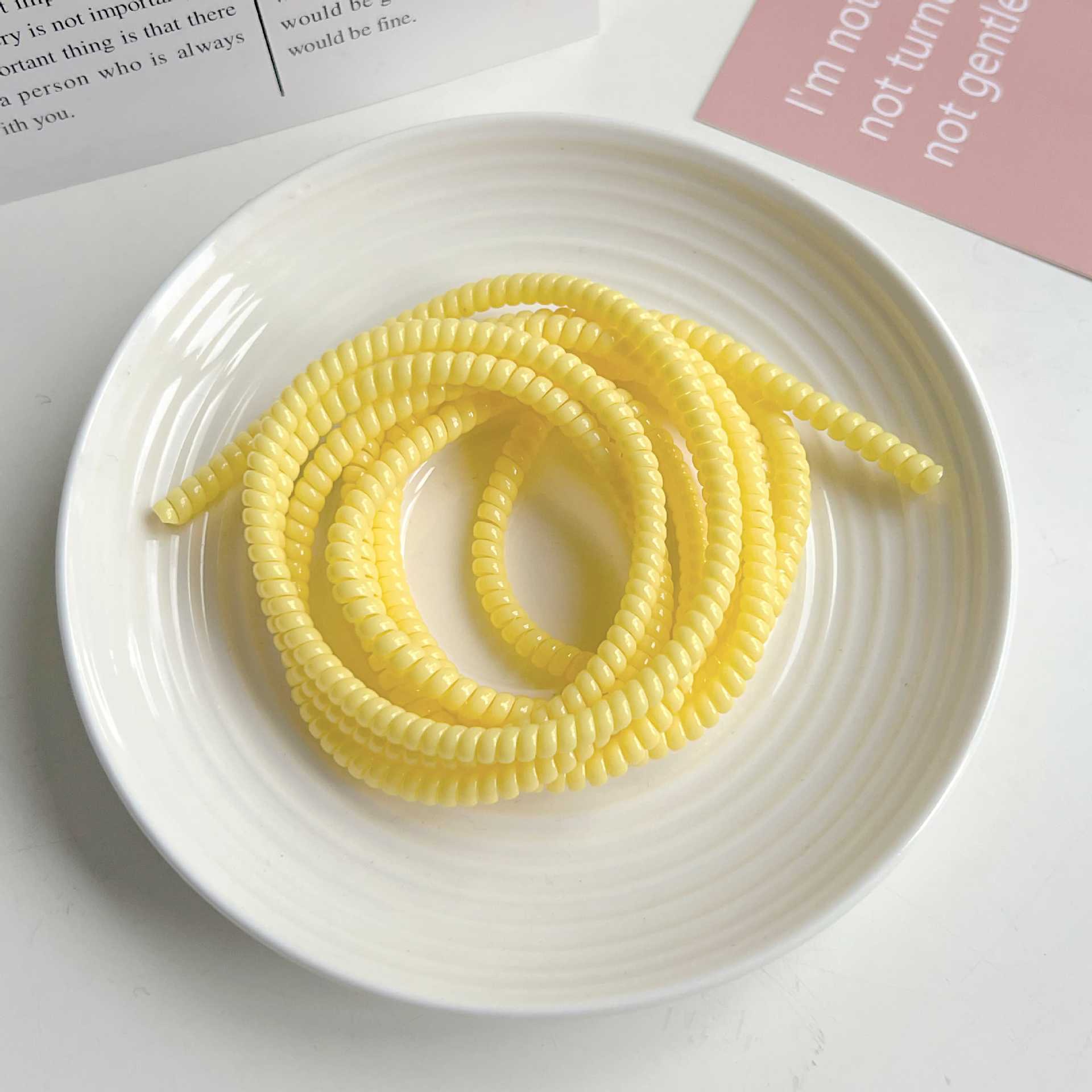 1,4 m 1,6 m cable de datos cuerda de protección anti-suciedad cable de teléfono móvil cuerda de bobinado anti-rotura cargador cubierta de protección de alambre