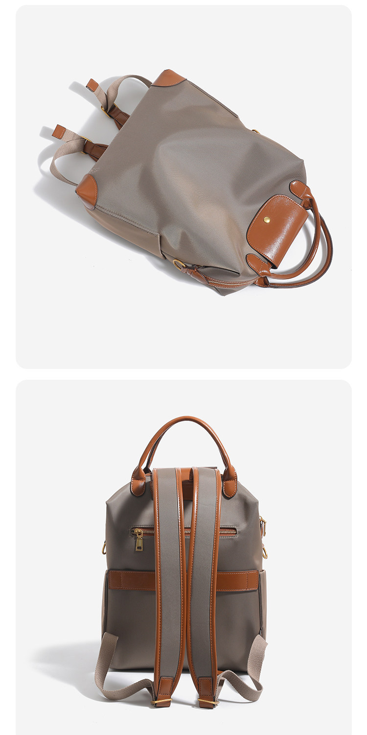 Clean Design Premium Dual-Shoulder Backpack Commute Laptop Bag Lightweight Large-Capacity Nylon Backpack Business Travel Bag