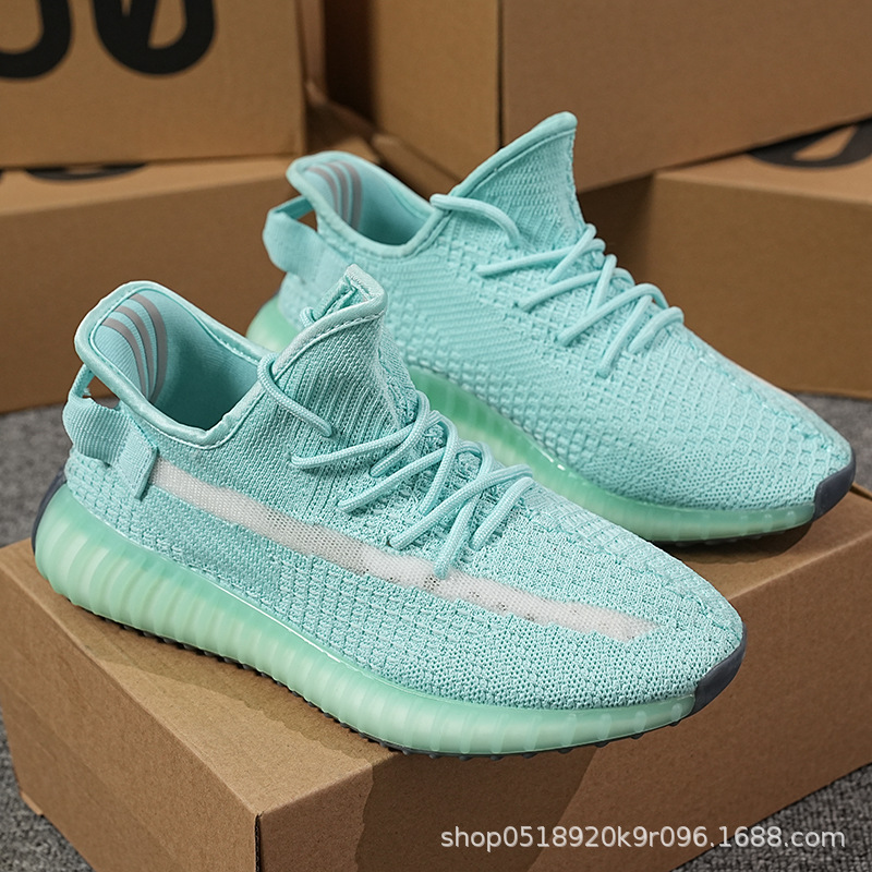 Zapatos de coco Baiyi 350 helado blanco puro blanco blanco pequeña margarita Putian hombres y mujeres zapatos deportivos casuales zapatos para correr