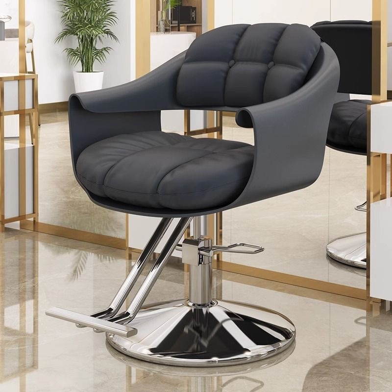 Silla de peluquería de red, salón de peluquería especial, elevación y rotación, nuevo asiento de corte de pelo de moda, silla de salón de peluquería de lujo ligera