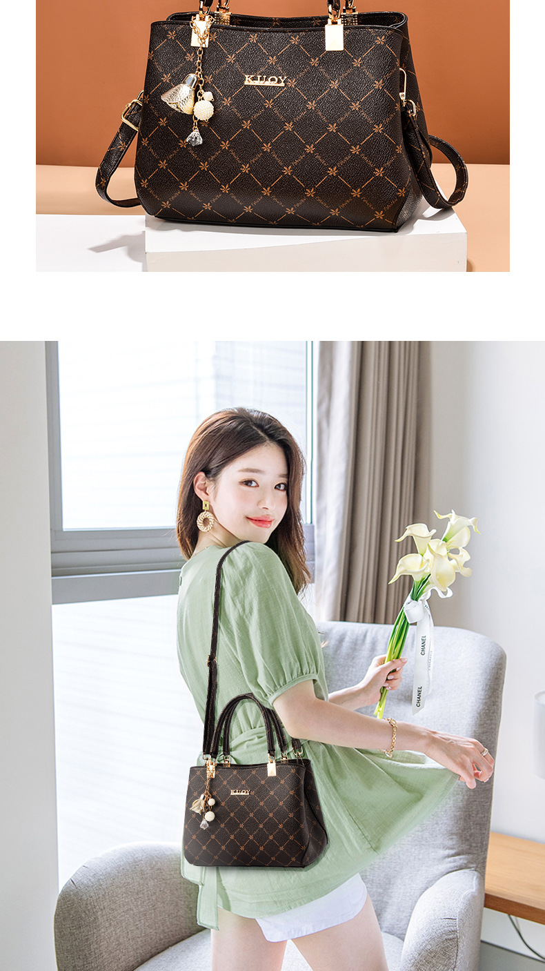 2023 New Hot Selling Crossbody Bag Large Capacity Fashion Women's Versatile Handbag Middle Aged Mom Bag Bucket Bag_voghion.com