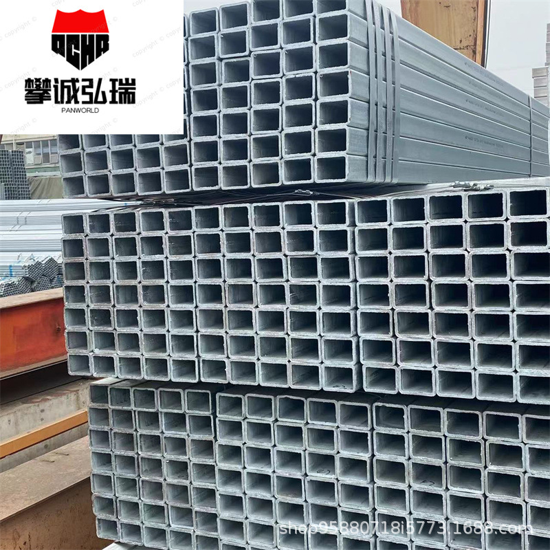镀锌方管批发 幕墙建筑厂房方矩管 100*100大口径方管 方矩管