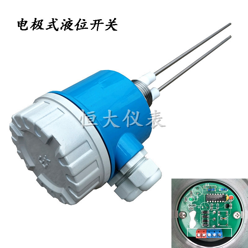 一体式电极式液位计音叉开关水位开关控制器不锈钢电极探头传感器