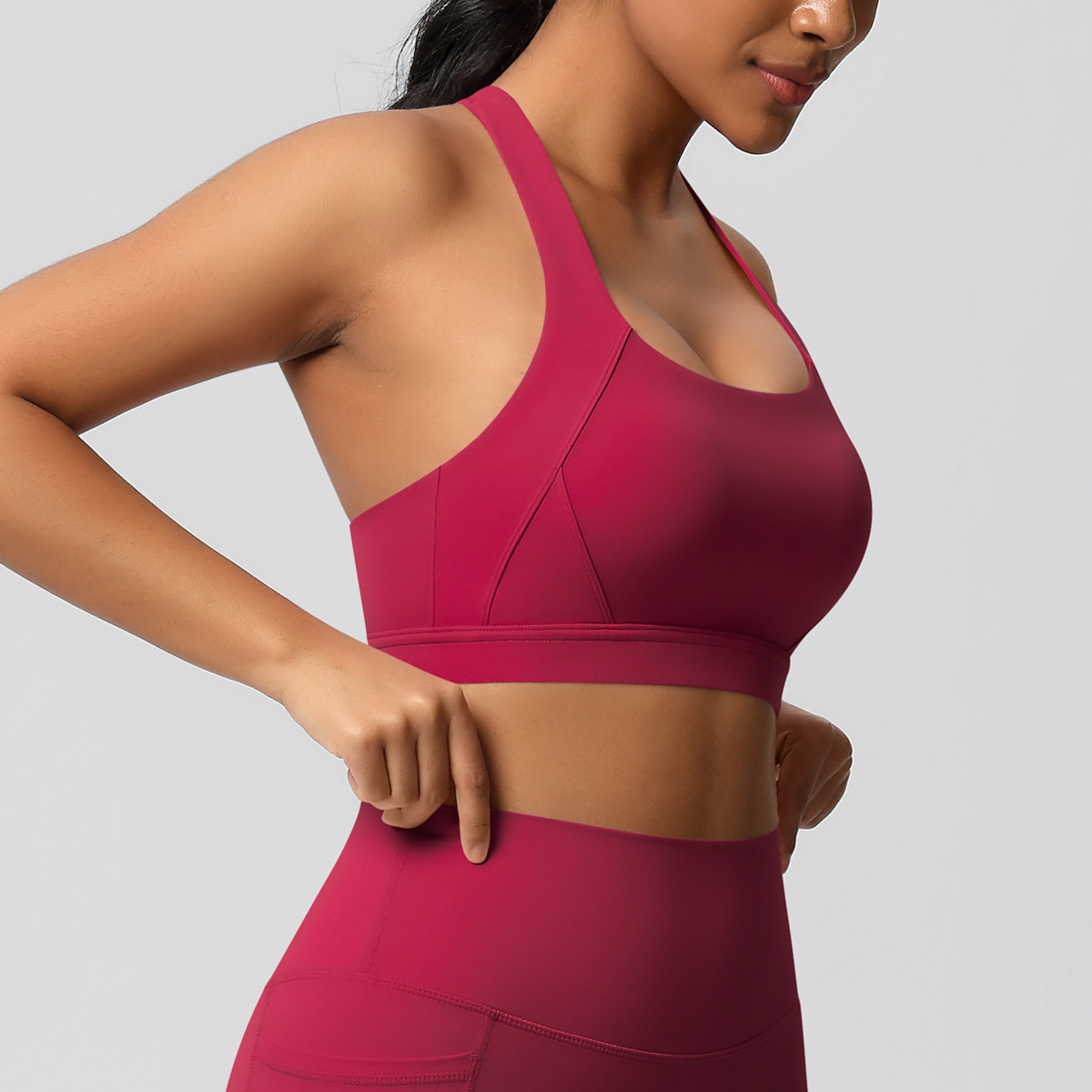 168g Weight Sleeveless Sleeve Length Nylon, Spandex Fabric Type Short Top Length Sports Vest Tops Type Fitness, Yoga, Running Occasion U Neck Neckline Solid Color Pattern Sport Style Style S, XL Size Sport Style Solid Color Nylon Spandex U Neck Active Tops Sports Vest 76