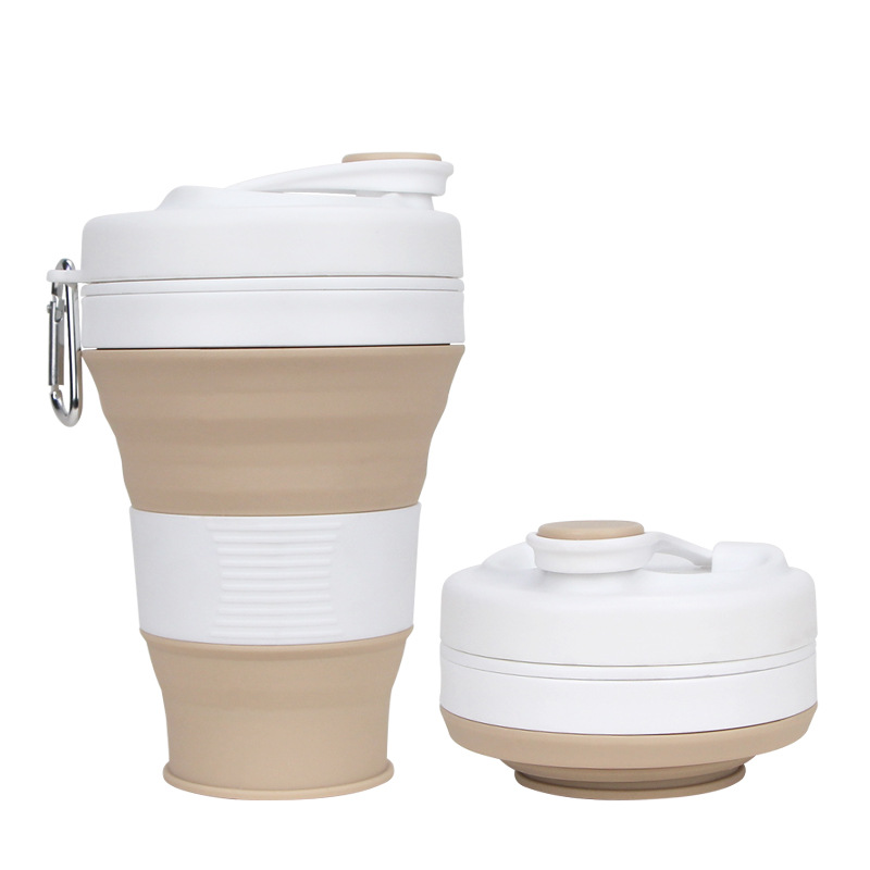 Al Aire Libre portátil de gran capacidad deportes hervidor plegable retráctil taza de agua taza de café de viaje enjuague bucal taza actividad regalo