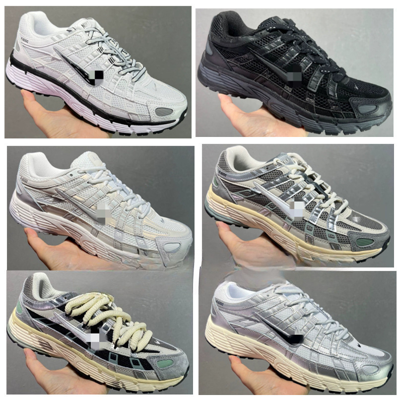 Putian Nike Official P-6000 Men's and Women's Retro Sports Running Shoes Breathable Mesh Running Shoes Original Box Original Label