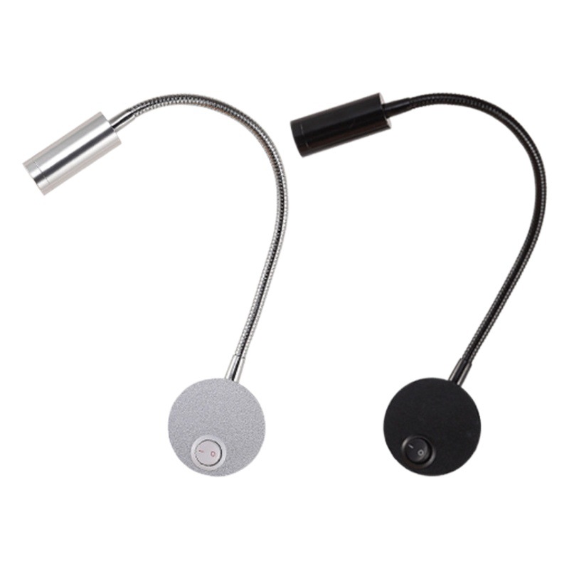 Manguera LED Spotlight Hotel lámpara de pared de lectura de cabecera Estudio Sala de Exposiciones pared de fondo 1W3W foco de pintura fotográfica de montaje abierto