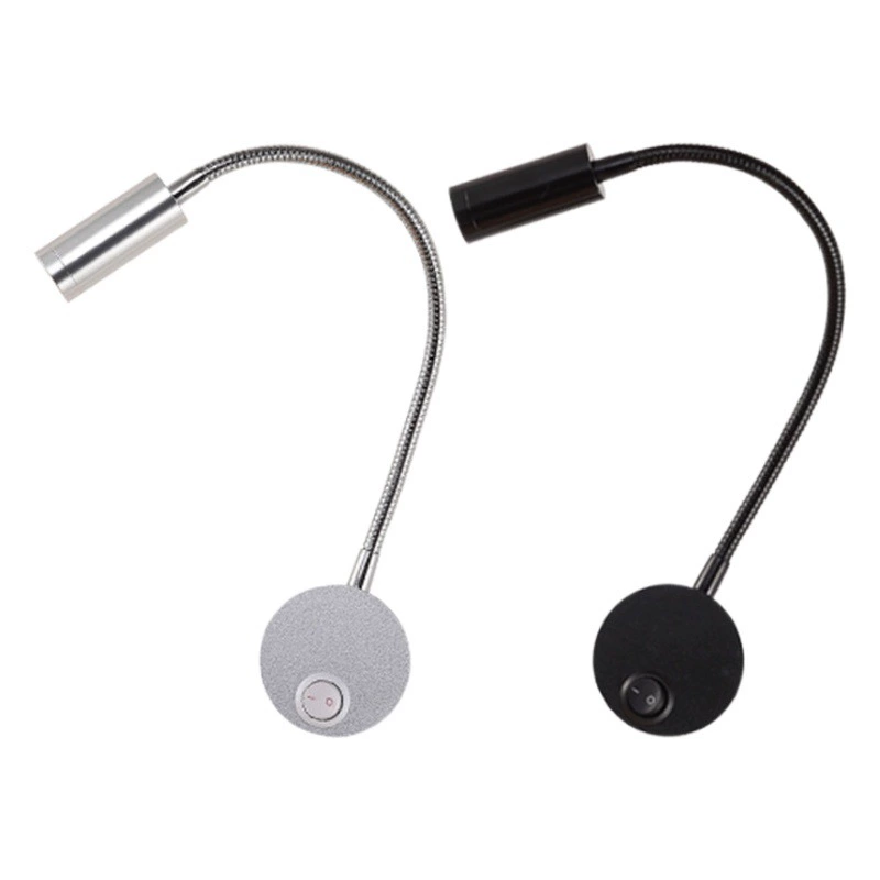 Светодиодный шланговый прожектор отель прикроватный настенный светильник для чтения кабинет выставочный зал фоновая стена 1W3W экспонированный прожектор для картин