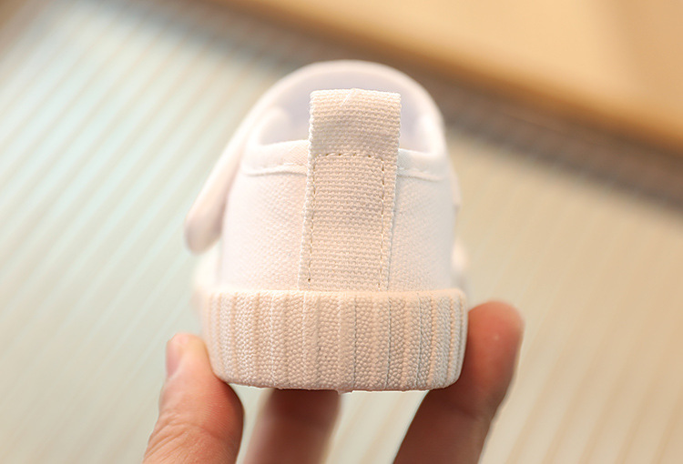 Décolleté, scarpe di tela per ragazze, scarpe di tela per l'asilo primaverile e autunnale, scarpe di tela per bambini da 1 a 7 anni, scarpe da principessa, suole solide, morbide_voghion.com