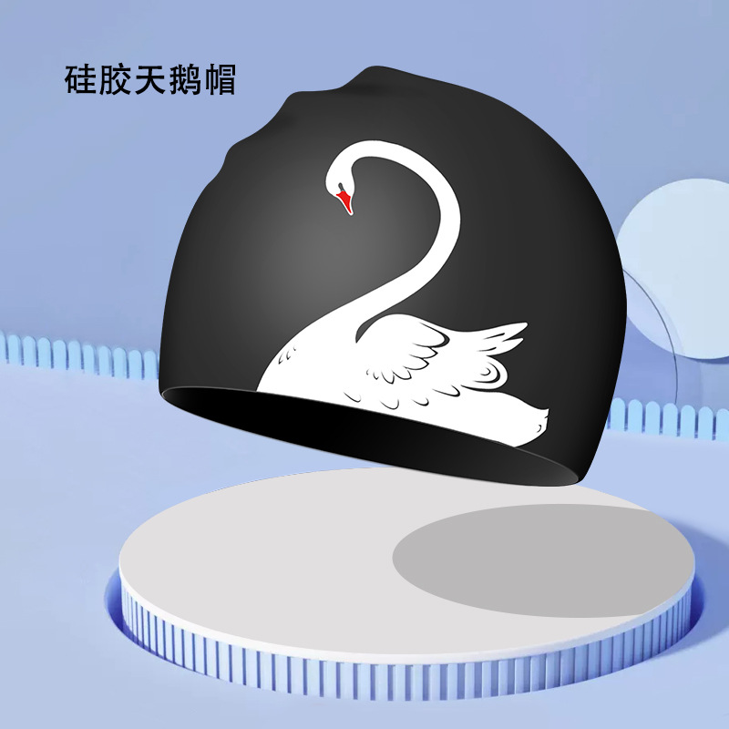 Sombrero de natación de silicona para adultos unisex aumenta la protección solar no estrangula la cabeza profesional de entrenamiento impermeable sombrero de natación fábrica al por mayor