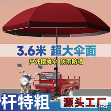 户外遮阳伞摆摊专用雨伞太阳伞大号三轮车大伞商用广告印刷庭院伞
