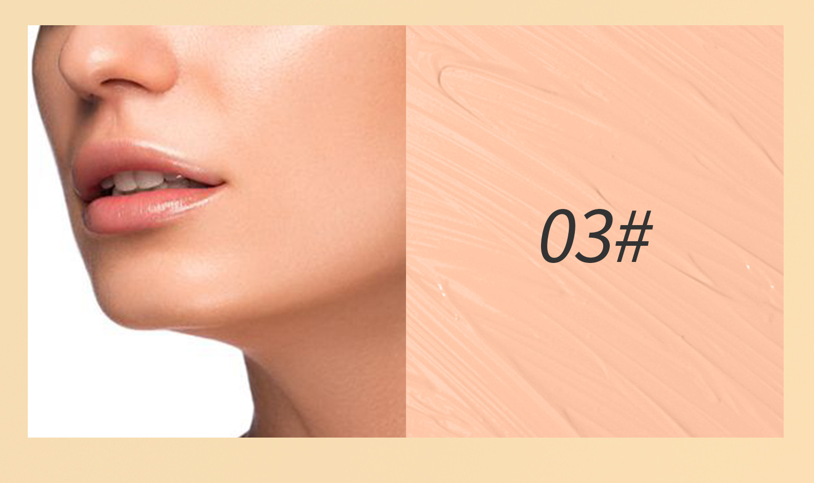 Hellokiss Concealer Foundation Moisturizes, adheres well and naturally brightens the wheat bronze color. Temperature-adjustable Foundation cross-border undefined