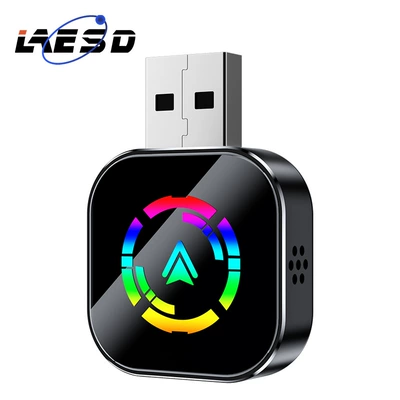 Hot-Selling Carplay Adapter 2-in-1 Smart Car Interconnection Box Android Auto Wireless Carplay Box (Simsiz CarPlay və Android Auto) - q1as-black-label-metal-glass-wireless-carplay-plus-android-auto-two-in-one-only-suitable-for-overseas-systems