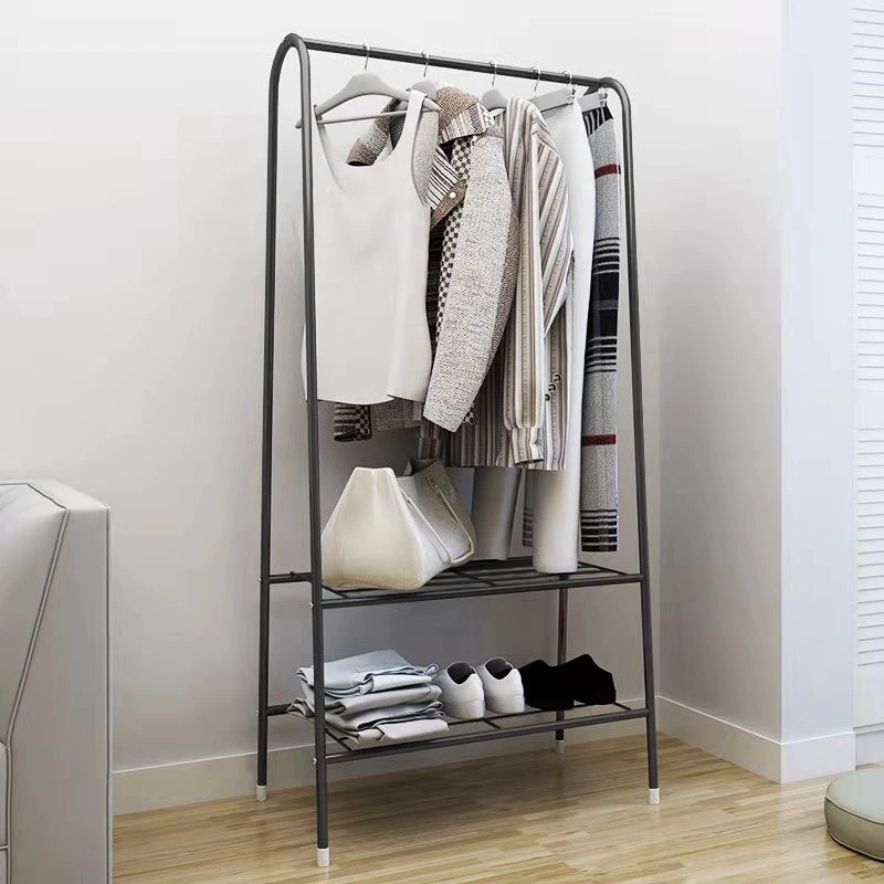 Вешалка напольная Бытовая Комбинированная Вешалка для спальни вешалка для одежды простая Прихожая вешалка для одежды Балконная вешалка для одежды