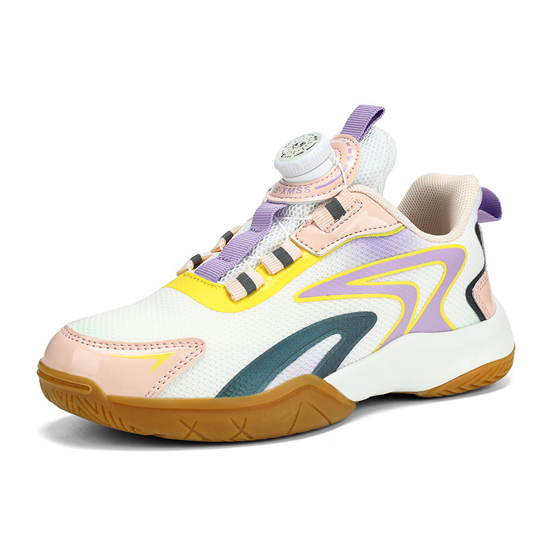 Professional Badminton Shoes Children Autumn New Boys' Breathable Shock Absorbing Table Tennis Shoes Ultra Light Sneakers for Girls