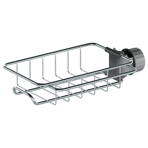 Kitchen Stainless Steel Faucet Storage Rack Drying Basket Bathroom Supplies Toilet Storage Rack Punch-Free Rack