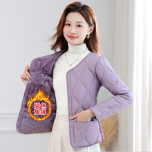 加绒加厚棉衣内胆韩版同色绒保暖小棉袄内穿修身显瘦棉服女款外套