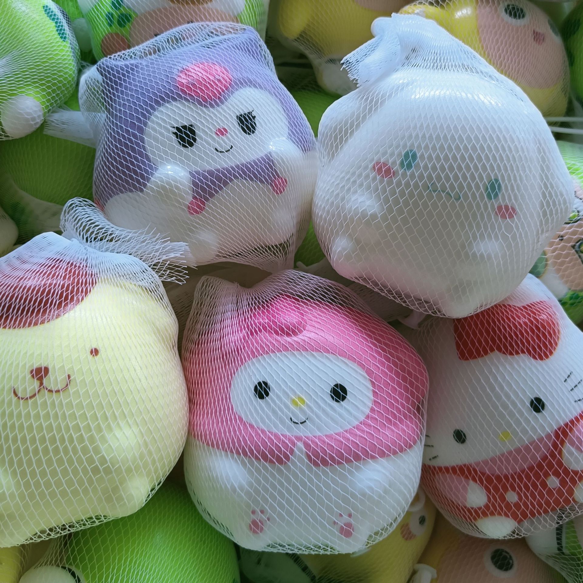 Sanli 5가지 스타일의 혼합 헤어 메쉬 백