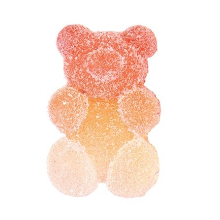 Gradiente de dibujos animados simulación oso jalea suave caramelo DIY accesorios de resina crema pegamento resina teléfono móvil Shell material al por mayor