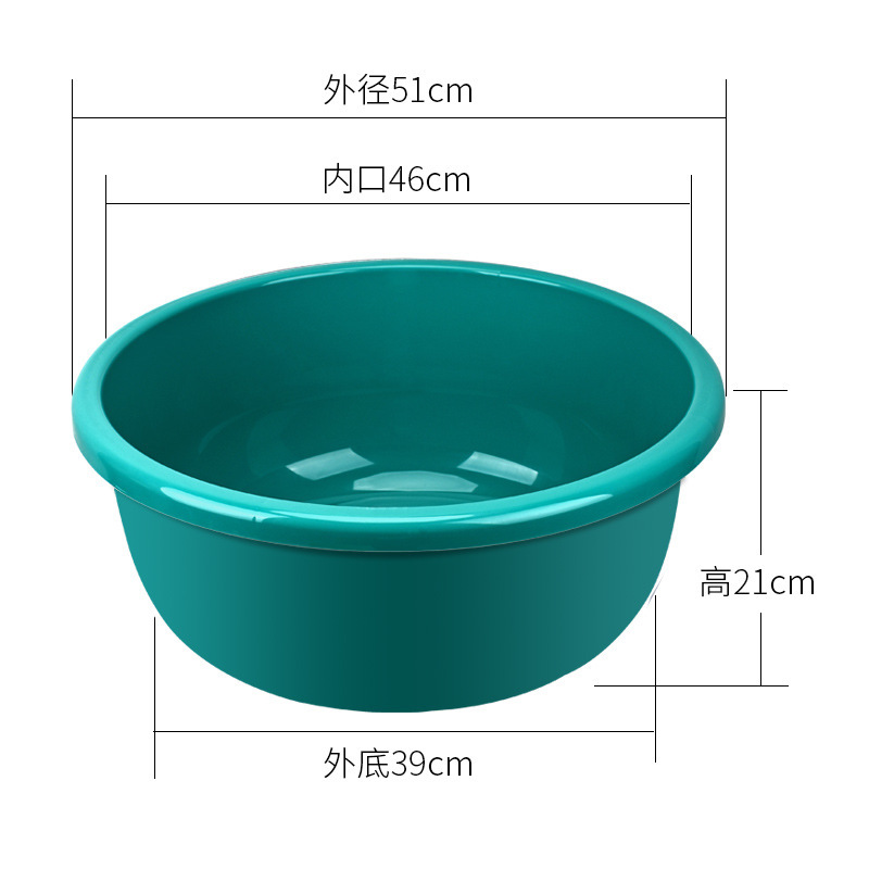 lavabo doméstico grande profundizar gran lavabo redondo bebé lavabo infantil lavabo de plástico grueso duradero