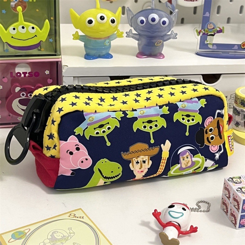 Bolsos de papelería multifuncional para estudiantes de primaria, secundaria y preparatoria, colección grande, corazón de niña, gran capacidad, bolsa de lápices coreana de alto valor