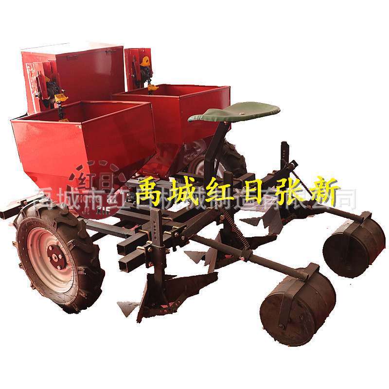 手扶土豆种植机现货 马铃薯播种机出口非洲 单垄单行土豆种植机