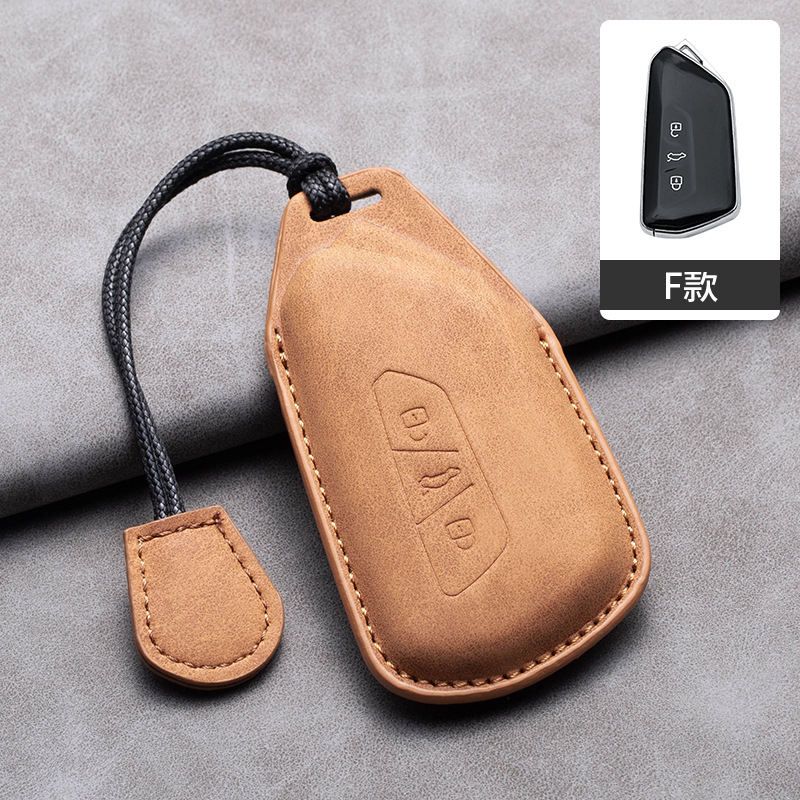 Volkswagen (f model brown + leather rope)